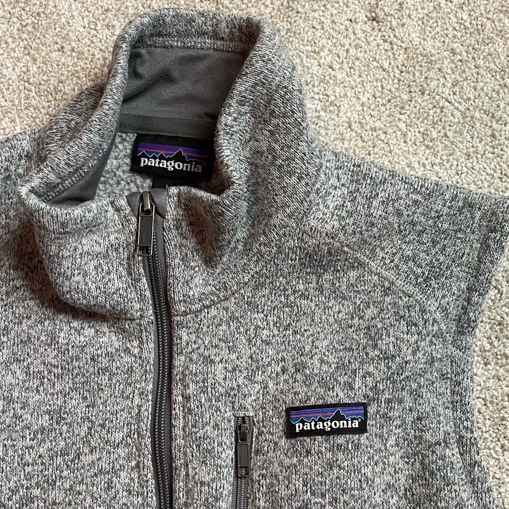 Men’s Better Sweater Patagonia Grey/Gray Fleece Vest Large